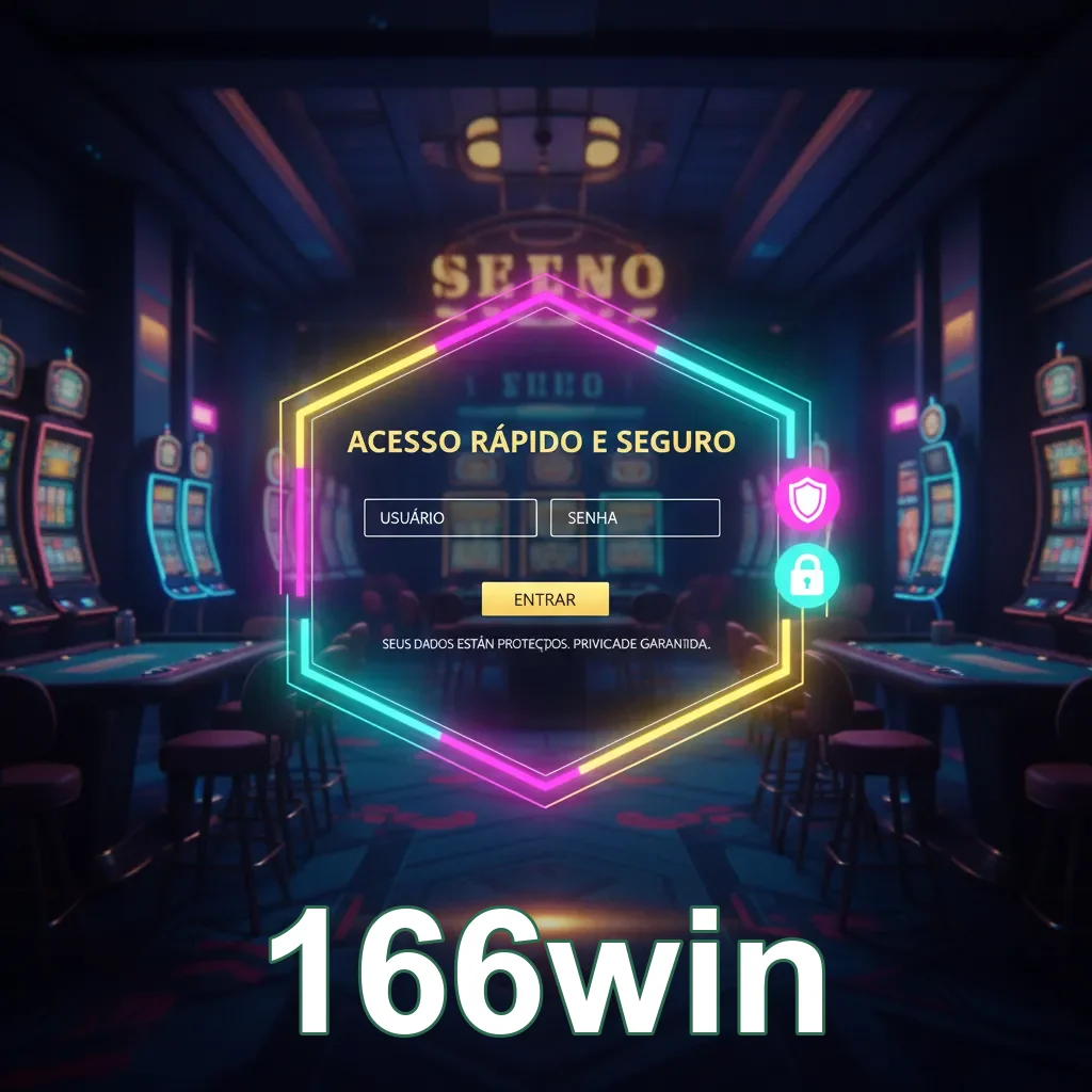 Ilustração de Aproveite o cadastro ágil na 166win e jogue com segurança