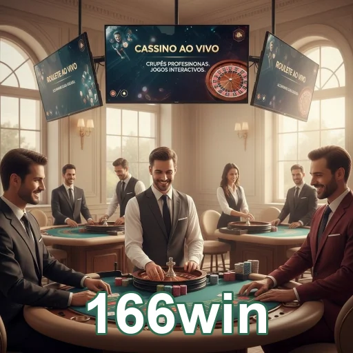 Ilustração de Experimente os Jogos Ao Vivo e VIP da 166win com Facilidade