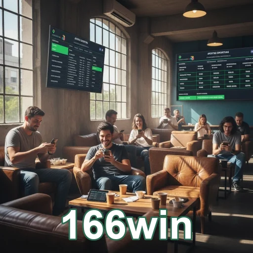 Ilustração de Experimente os Jogos Ao Vivo e VIP da 166win com Facilidade