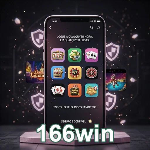 Ilustração de Experimente os Jogos Ao Vivo e VIP da 166win com Facilidade
