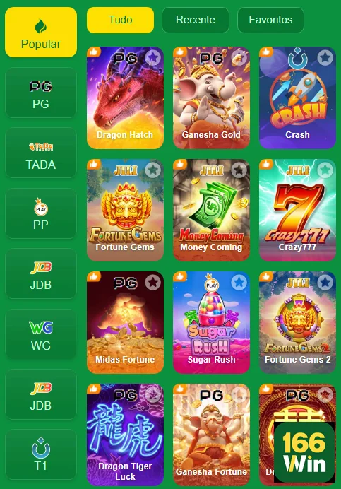 Cliente usando o aplicativo 166win em smartphone